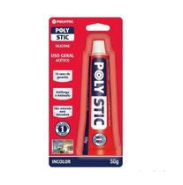 Cola De Silicone Polystic 50G - Pulvitec - Cola De Silicone Polystic 50G - Pulvitec -