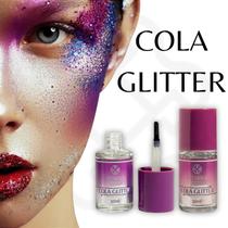Cola de sombra glitter Bitarra Beauty, potencializador de pigmento, alta fixação e durabilidade Cola de sombra glitter Bitarra Beauty, potencializador de pigmento, alta fixação e durabilidade