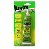 Cola de tecido Krazy Fix Clear 60 ml lavável 100% impermeável Cola de tecido Krazy Fix Clear 60 ml lavável 100% impermeável