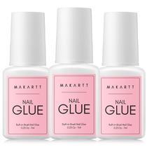 Cola de unhas Makartt Super Strong para unhas de acrílico 7 mL, 3 unidades Cola de unhas Makartt Super Strong para unhas de acrílico 7 mL, 3 unidades