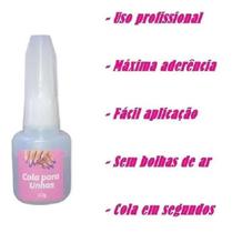 Cola De Unhas Postiças Secagem Rápida Super Forte Manicure