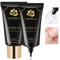 Cola de unhas UNA GELLA Gel 80mL Super Strong para unhas de acrílico