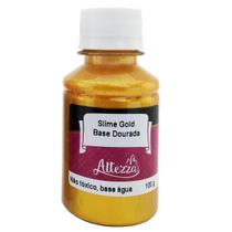 Cola Dourada Brilhante Base Slime Metálica Ouro Para Slimes Metalicos Diy Diversão Ferias Sensorial Slime Gold Massinha Meleca Geleca Altezza