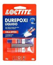 Cola Durepoxi Líquido 10min 16g Epóxi Transparente Extra Forte Cola Durepoxi Líquido 10min 16g Epóxi Transparente Extra Forte