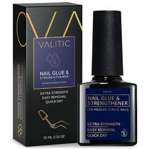 Cola e fortalecedor de unhas Valitic para unhas de acrílico, 1 pacote