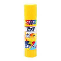 Cola em Bastão, Acrilex 20 grs, Pacote de 6un - ACRILEX Cola em Bastão, Acrilex 20 grs, Pacote de 6un - ACRILEX