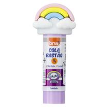 Cola em bastão com ponteira tematica joyful arco iris 9g - brw