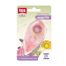 Cola em Fita Tris Suavitá Holic Delicata 6m8mm para Papel Planner e Escola Rosa