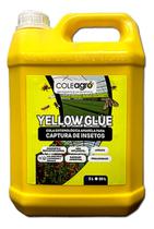 Cola Entomológica Amarela Yellow Glue 5 Litros Monitoramento de Pragas Controle de Insetos Produto Atóxico