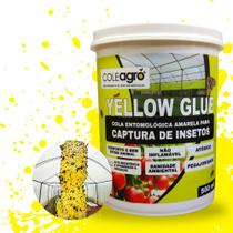 Cola Entomológica Amarela Yellow Glue 500ml ColeAgro Monitoramento de Pragas Controle de Insetos Produto Atóxico