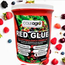 Cola Entomológica Vermelha 500ml Red Glue ColeAgro Monitoramento de Pragas Controle de Insetos Produto Atóxico