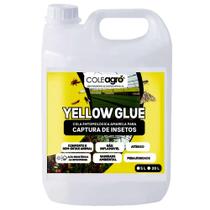 Cola Entomológica Yellow Glue 5 Litros Monitoramento de Pragas Controle de Insetos Produto Atóxico