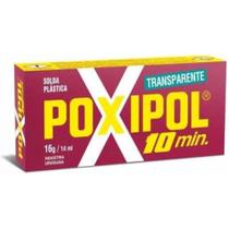 Cola Epoxi 16g Poxipol 10 Minutos Transparente - TBR - ADESIVOS E SELANTES