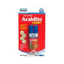Cola epóxi Araldite hobby seringa 6 g - TekBond Cola epóxi Araldite hobby seringa 6 g - TekBond