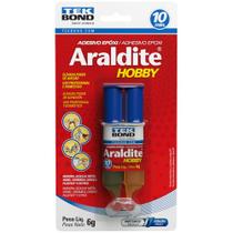 Cola epóxi Araldite hobby seringa 6 g