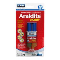 Cola Epoxi Araldite Hobby Seringa Seca 10 Minuto 6g Tek Bond