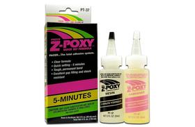 Cola epóxi de cura em 5 minutos (2 x 59 ml) Z-Poxy - Pacer PT-37