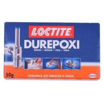 Cola Epóxi Durepoxi 50g Loctite Massa Adesiva Resistente Reparos Metais Plásticos Madeira Multiuso Cola Epóxi Durepoxi 50g Loctite Massa Adesiva Resistente Reparos Metais Plásticos Madeira Multiuso