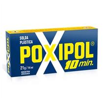 Cola Epoxi Líquido 21g Cinza Poxipol