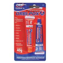 Cola Epóxi Orbi Pox 10 Min 40g ORBI-POX