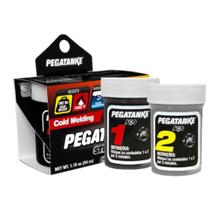 Cola Epoxi Pegatanke Aço Cinza Escuro