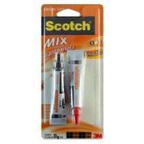 Cola Epóxi Scotch Mix Incolor 15 Min Cola Epóxi Scotch Mix Incolor 15 Min