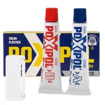 Cola Epóxi Solda Plástica Poxipol 10 Min Metálica Metal Vidro