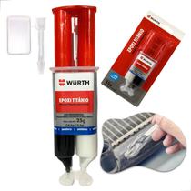 Cola Epoxi Titanium Wurth Solda Fria Cola para ferro aço aluminio cobre a melhor cola para metais Cola Epoxi Titanium Wurth Solda Fria Cola para ferro aço aluminio cobre a melhor cola para metais