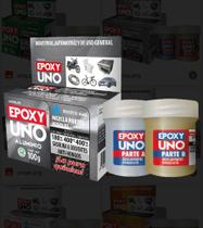 Cola epóxi uno alumínio 100g