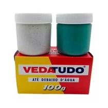 Cola Epóxi Vedatudo 100g Reparos Caixa D'água Piscina Tubos