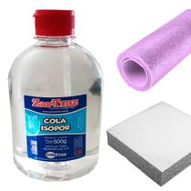 Cola Eps Isopor e E.v.a 500g Zas Traz Incolor Unidade