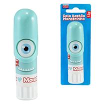 Cola escolar bastão monstrinho azul - 15g - kz5015az - kaz