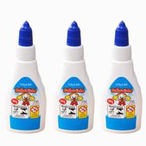 Cola Escolar Branca 90g Palhacinho Infantil Uso Escolar Segura Cola Escolar Branca 90g Palhacinho Infantil Uso Escolar Segura
