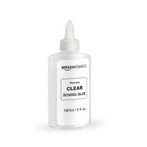 Cola escolar líquida Amazon Basics, lavável, 147 ml, pacote com 1
