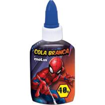 Cola Escolar Spiderman 40G Display com 12 Cola Escolar Spiderman 40G Display com 12