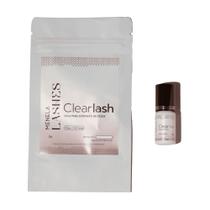 Cola Extensão de Cílios Menela Clear Lash Transparente Incolor Secagem Rápida