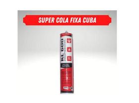 Cola Fixa Cuba - Kl 600 Cartucho Cola Fixa Cuba Branco 400g