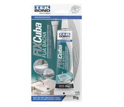 Cola Fixa Cuba Pia Inox Granito Mármore Porcelana Vidro 85g - Tek Bond