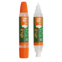 Cola Gel 2 Bicos Leo & Leo Transparente Papel Escolar - Leo E Leo
