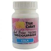 Cola Gel Decoupage Tecido 80 Ml - True Colors