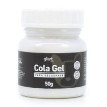 Cola Gel para Decoupage 50g - Gliart Cola Gel para Decoupage 50g - Gliart