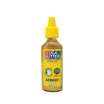 Cola Gliter 23Ml Ouro Acrilex