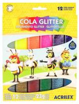 Cola Glitter 12 Cores - Acrilex