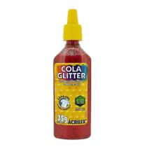 Cola Glitter 35 Gramas 205 Vermelha-Acrilex