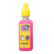 Cola Glitter 35g Pink Acrilex Cola Glitter 35g Pink Acrilex