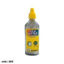 Cola Glitter 35g Prata Acrilex