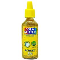 Cola glitter Acrilex 23 g - ouro