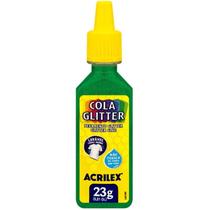 Cola glitter Acrilex 23 g - verde Cola glitter Acrilex 23 g - verde