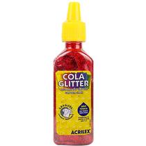Cola glitter Acrilex 23 g - vermelho