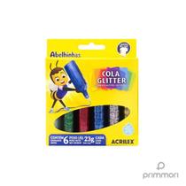 COLA GLITTER ACRILEX 23g 6 CORES